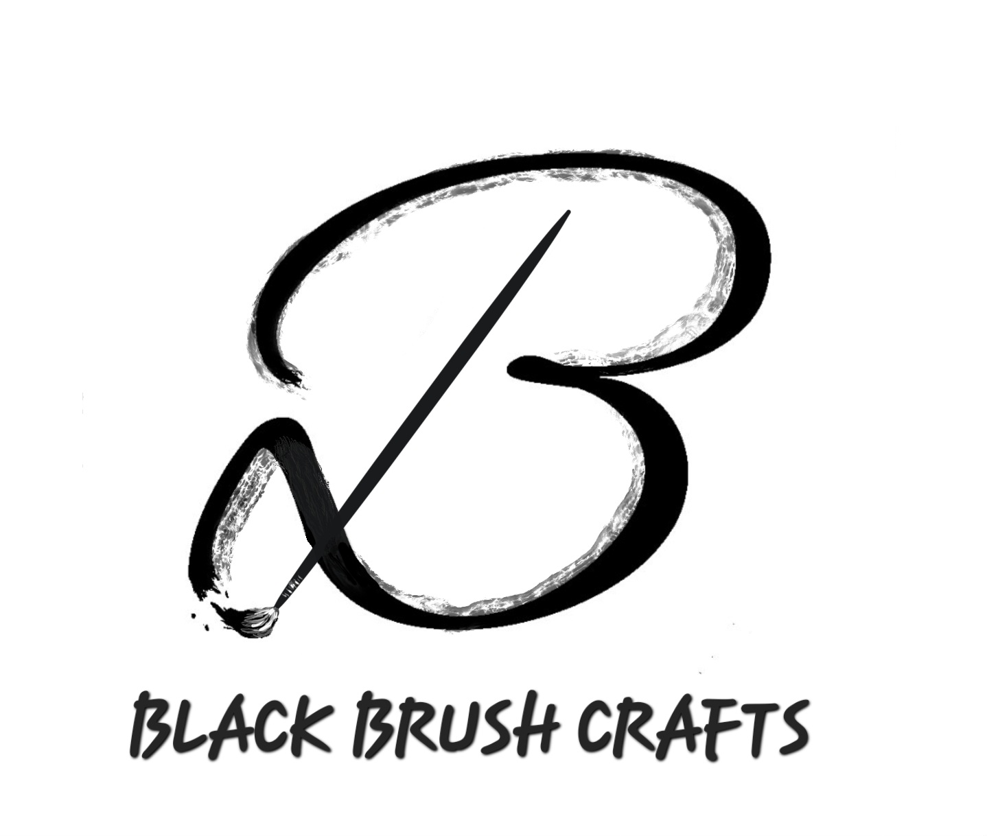 Black Brush Crafts Paint